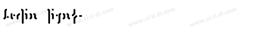 berlin lignt字体转换